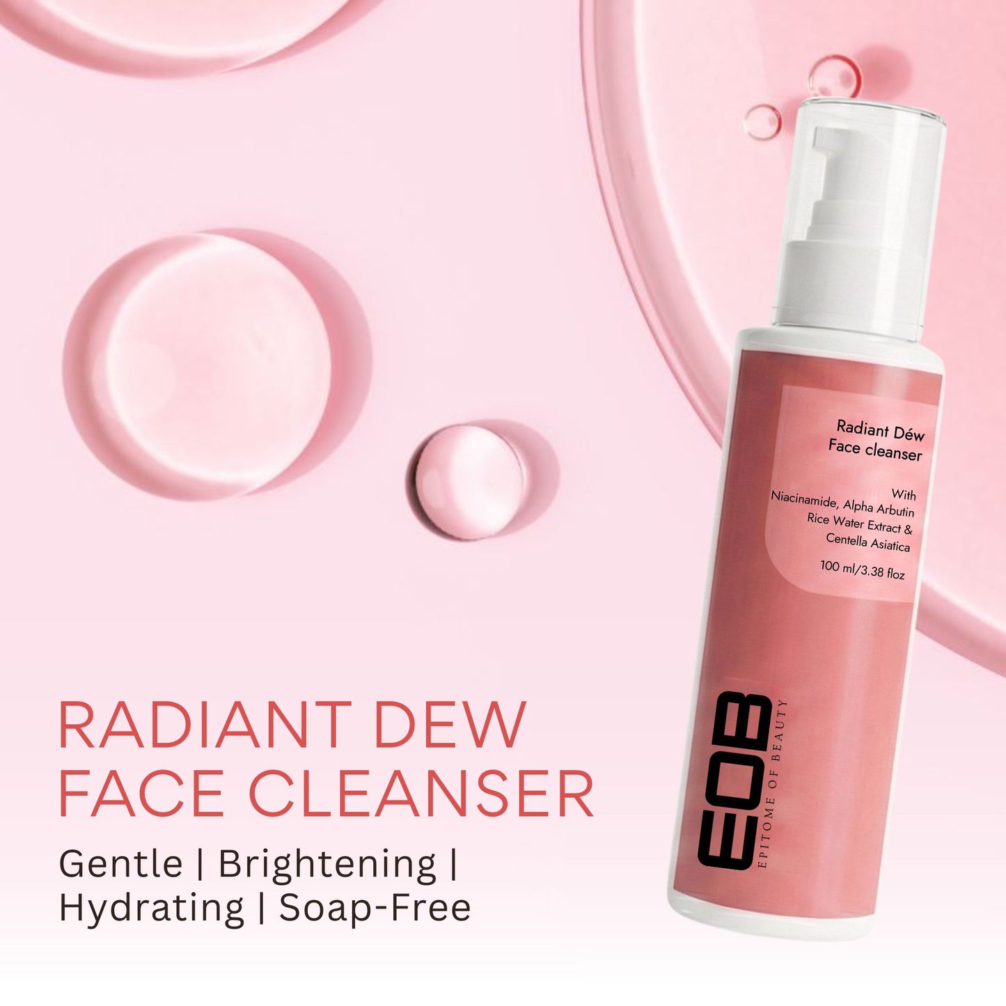EOB Radiant Dew Face Cleanser 100ml