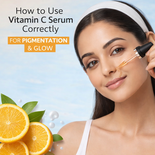 How to Use Vitamin C Serum Correctly for Pigmentation & Glow?