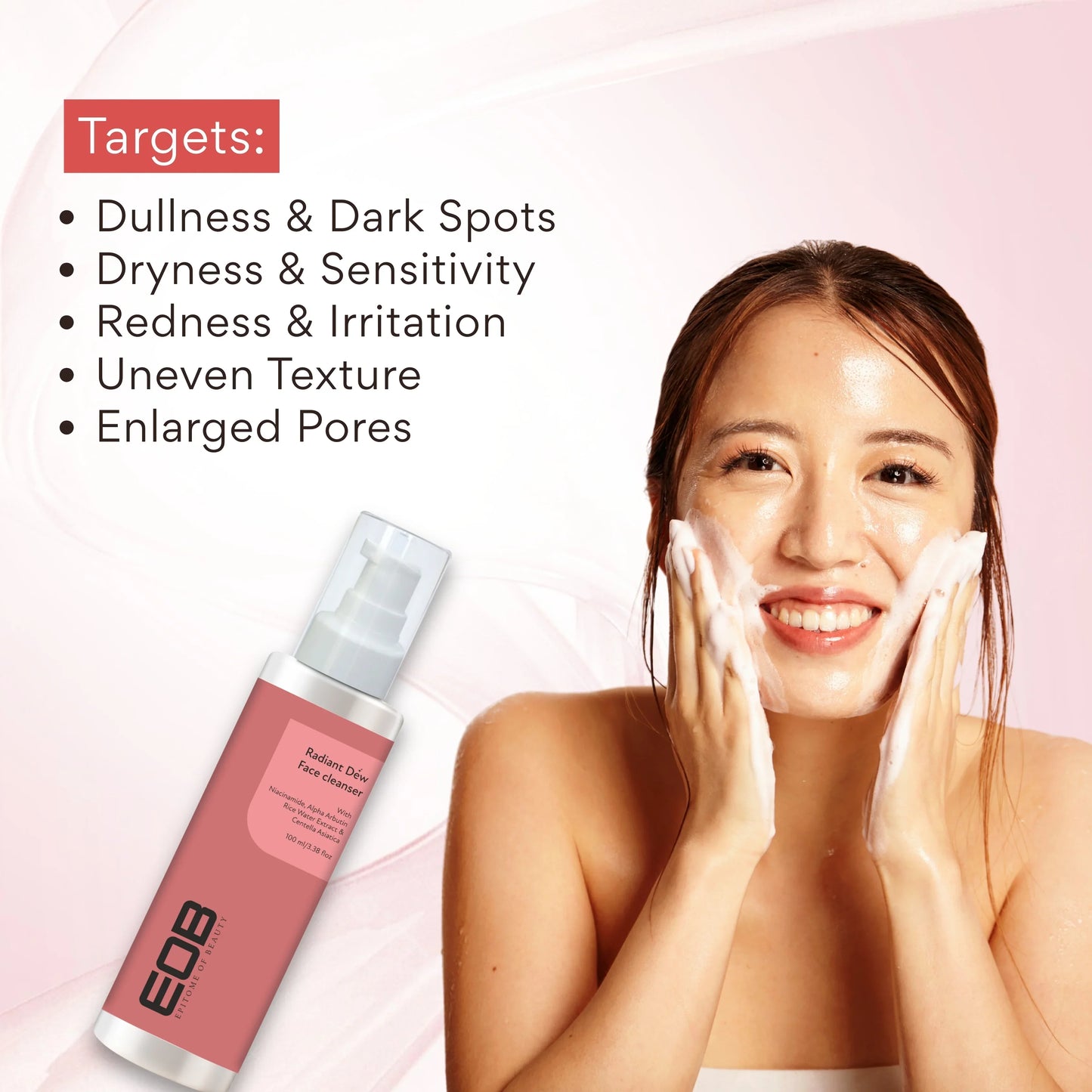 EOB Radiant Dew Face Cleanser 100ml