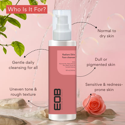 EOB Radiant Dew Face Cleanser 100ml
