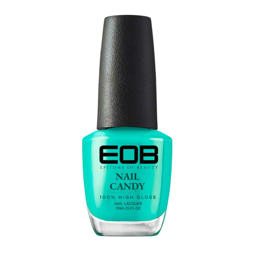 EOB Nail Candy Ocean Haze – Seafoam Blue Matte Nail Polish