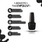 EOB Nail Candy Onyx – Glossy Black Nail Lacquer