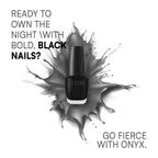 EOB Nail Candy Onyx – Glossy Black Nail Lacquer