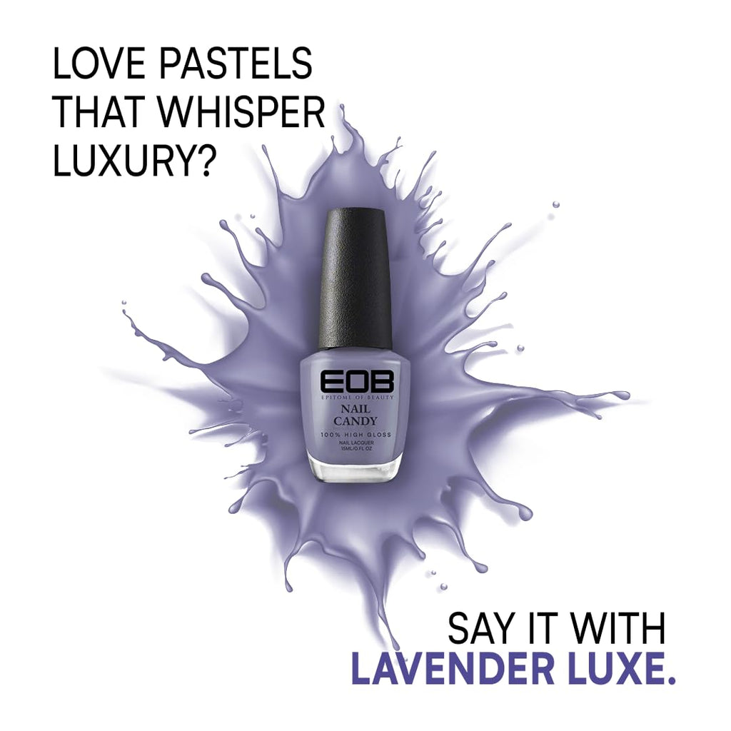 EOB Nail Candy Lavender Luxe – Pastel Purple Nail Polish