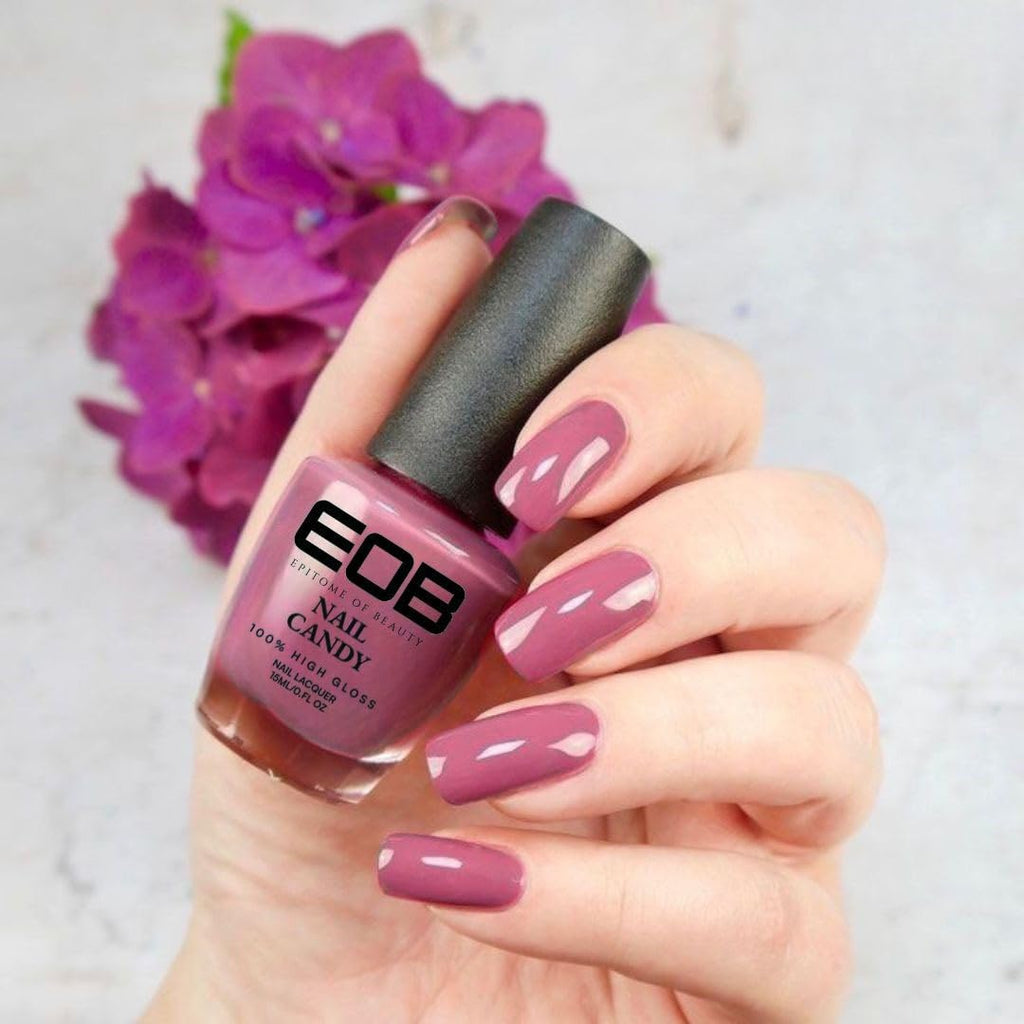 EOB Nail Candy Rose Blush – Rosy Pink Nail Polish