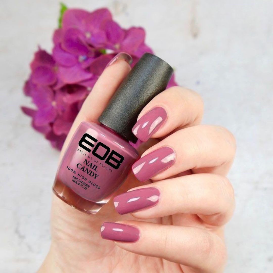 EOB Nail Candy Rose Blush – Rosy Pink Nail Polish