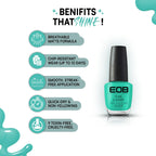EOB Nail Candy Ocean Haze – Seafoam Blue Matte Nail Polish