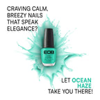 EOB Nail Candy Ocean Haze – Seafoam Blue Matte Nail Polish
