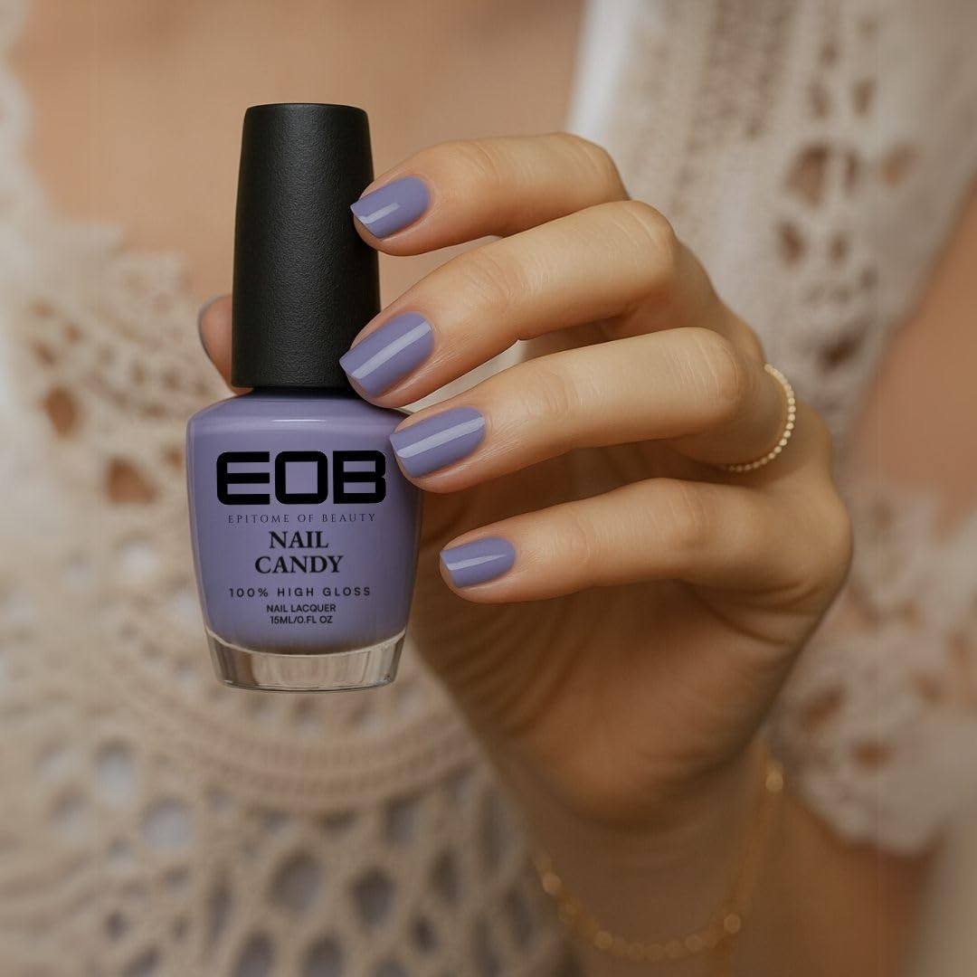 EOB Nail Candy Lavender Luxe – Pastel Purple Nail Polish