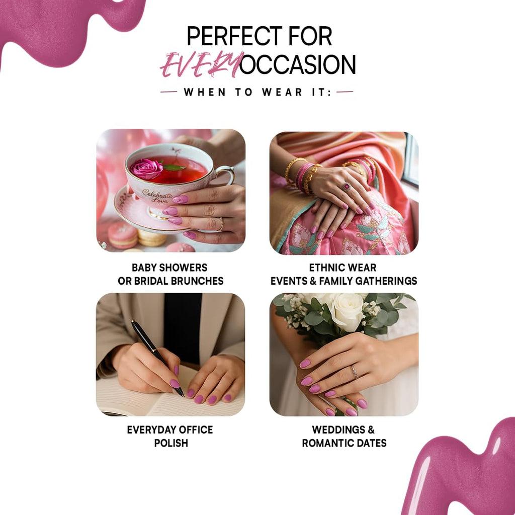 EOB Nail Candy Rose Blush – Rosy Pink Nail Polish