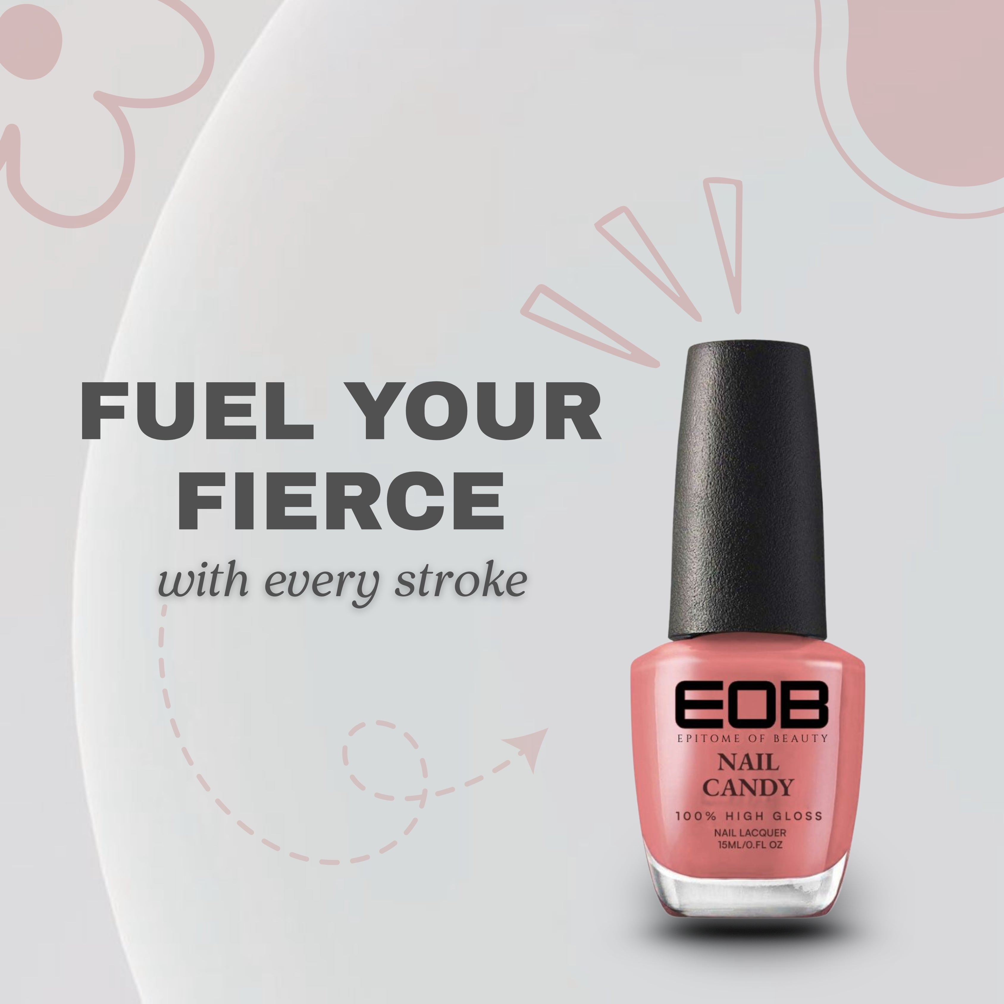 EOB Nail Candy – Rosy, Glossy, Long-Lasting