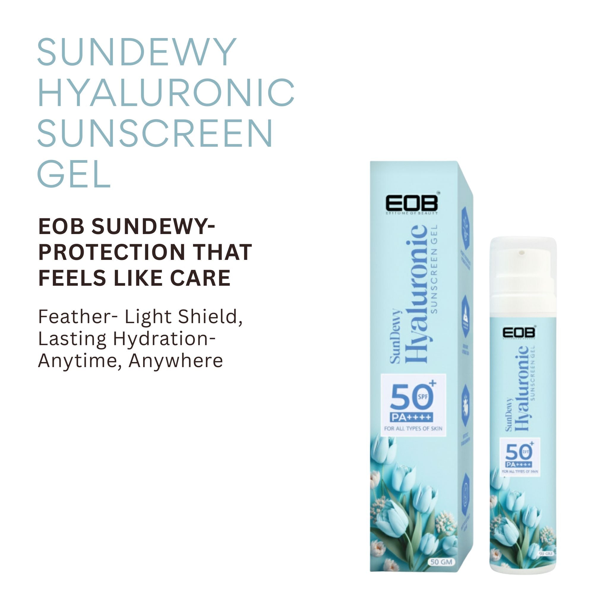 EOB SPF 50 Sunscreen – Matte, Lightweight