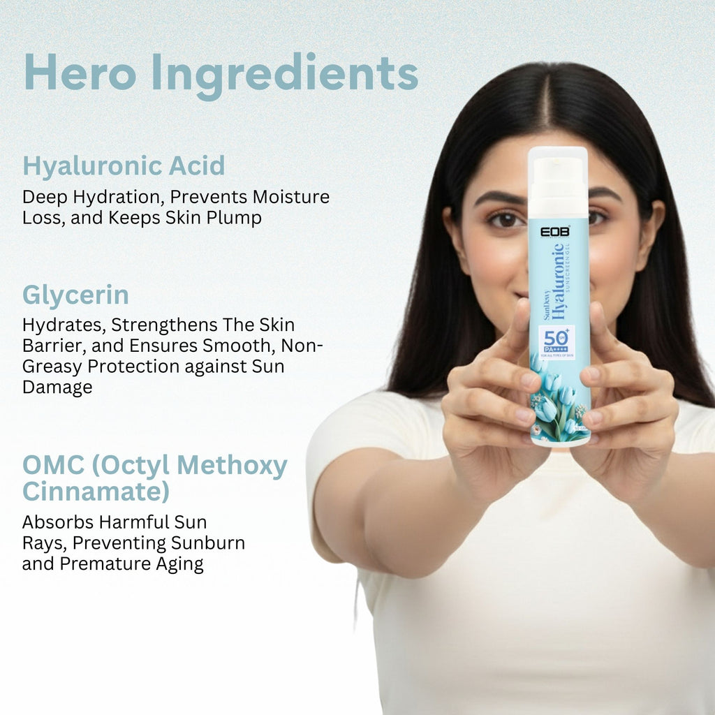 EOB SPF 50 Sunscreen – Matte, Lightweight