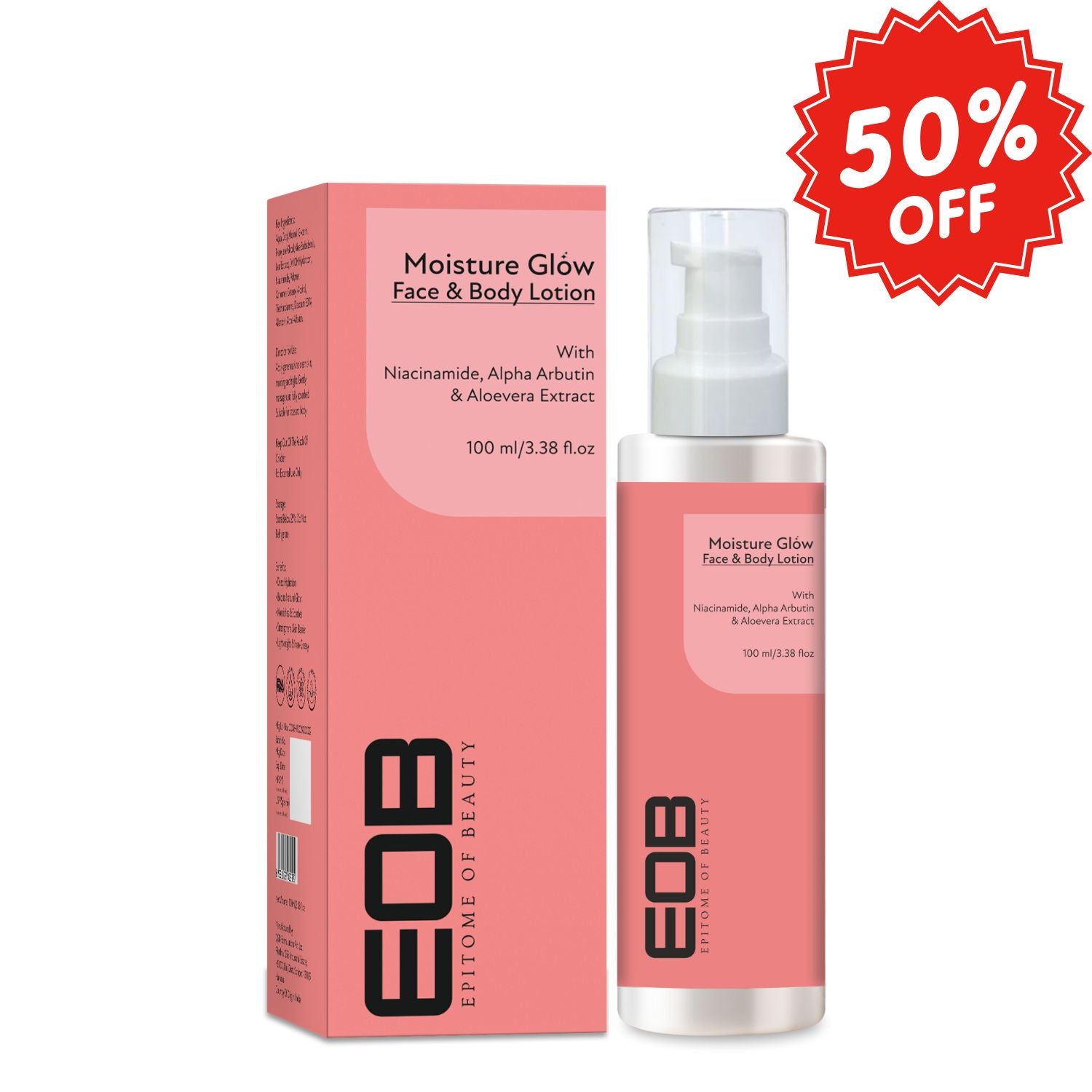 EOB Glow Lotion – Hydrating, Brightening, Non-Greasy