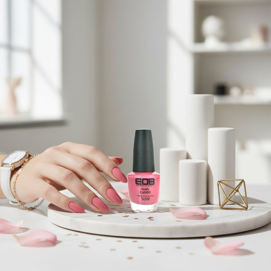 EOB Nail Candy Rose Blush – Rosy Pink Nail Polish